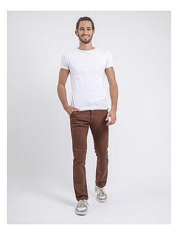Pantalon chino coupe ajustée VALBACOL