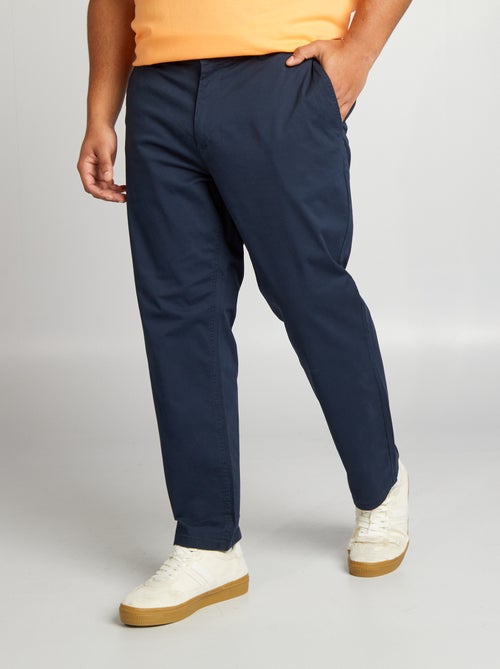 Pantalon chino droit - L30 - Kiabi