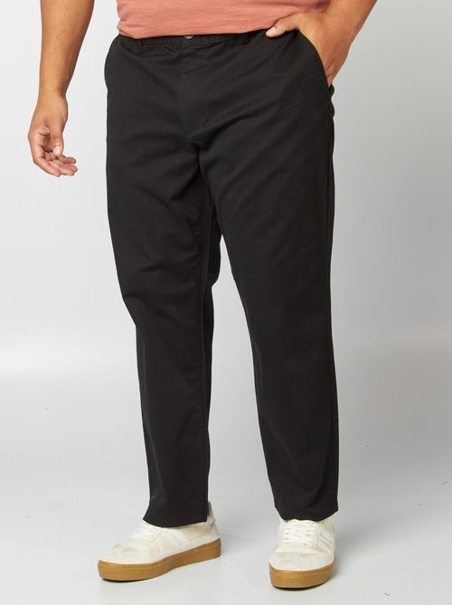 Pantalon chino droit - L30 - Kiabi