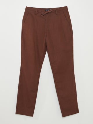 Pantalon chino droit