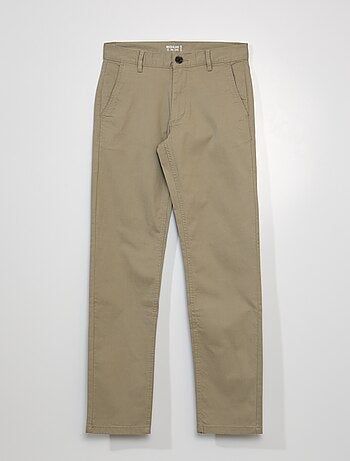Pantalon chino en coton stretch L34
