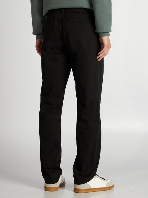 Pantalon chino en coton stretch L34 - Kiabi