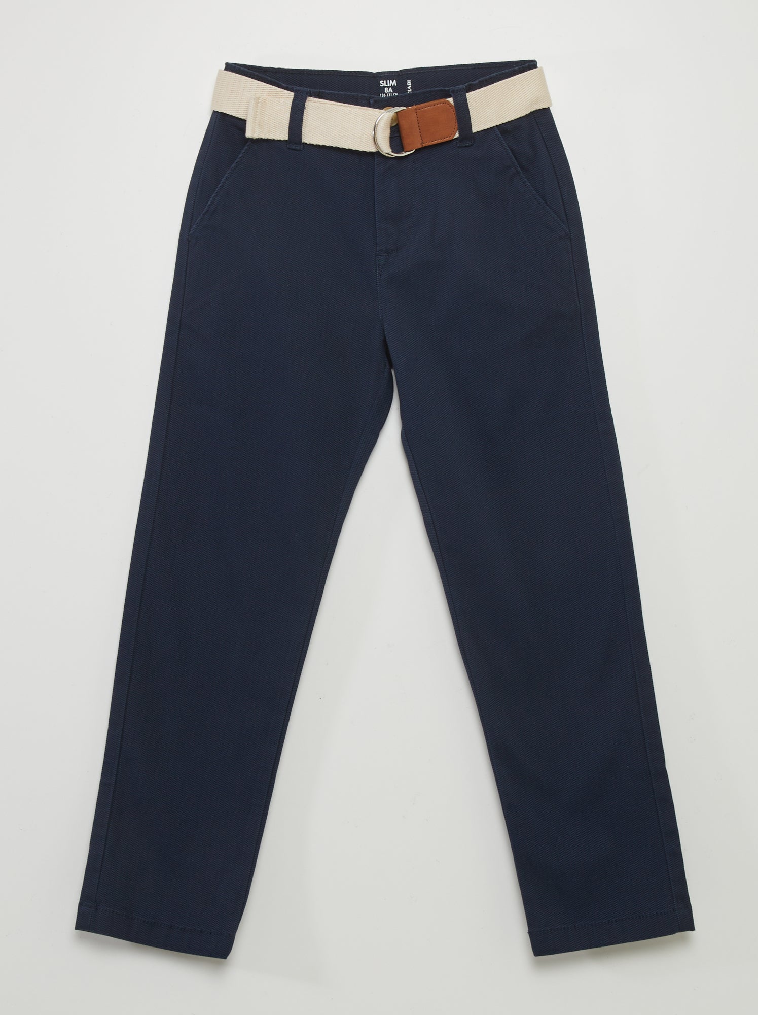 Pantalon chino garcon pas cher Kiabi Belgique