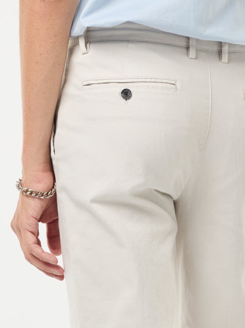 Pantalon chino en twill - Kiabi