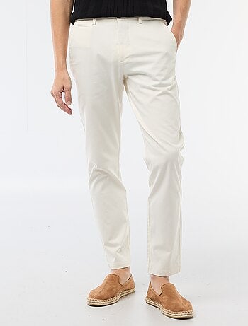 Pantalon chino en twill