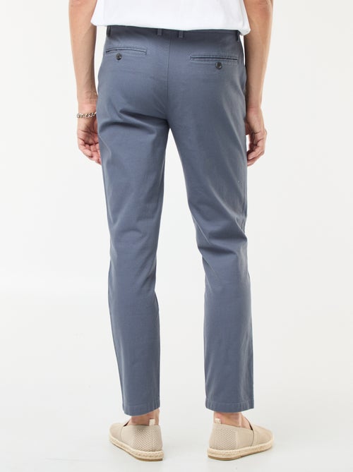Pantalon chino en twill - Kiabi