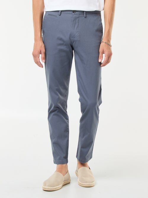 Pantalon chino en twill - Kiabi