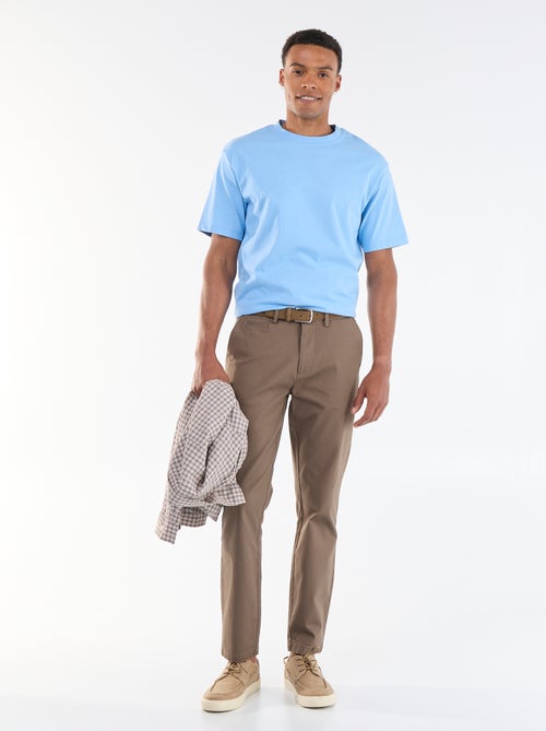 Pantalon chino en twill - Kiabi Pantalon chino en twill - Kiabi