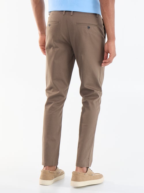 Pantalon chino en twill - Kiabi Pantalon chino en twill - Kiabi