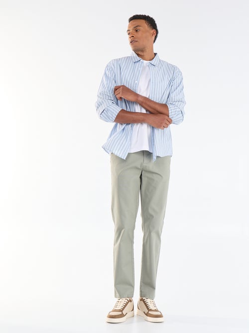 Pantalon chino en twill - Kiabi