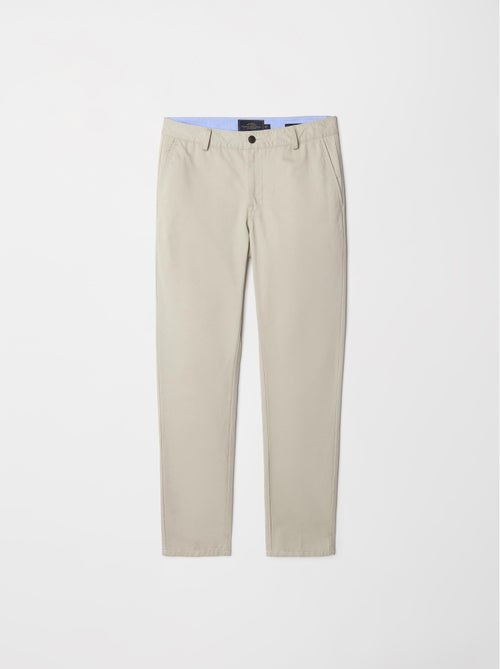 Pantalon chino premium « coupe slim » - Kiabi Pantalon chino premium « coupe slim » - Kiabi