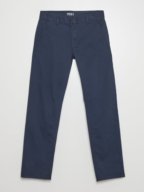 Pantalon chino regular - L30 - Kiabi