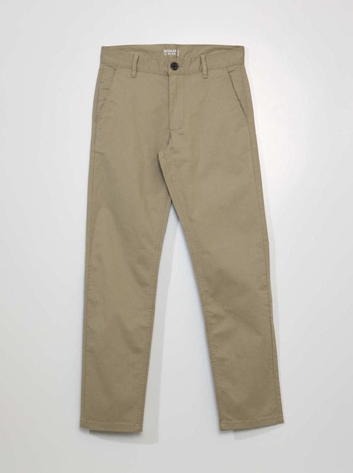 Pantalon chino regular - L32 - Kiabi