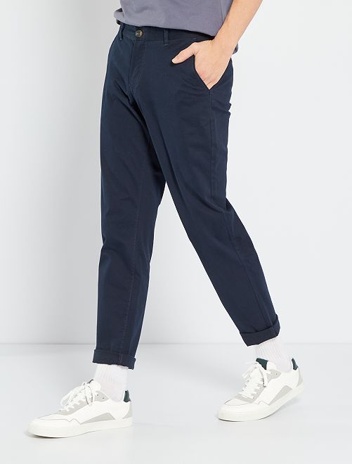 Pantalon chino regular - L32 - Kiabi