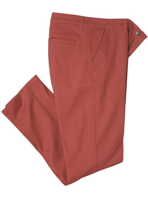 Pantalon chino regular stretch terracotta - atlas for men - Kiabi Pantalon chino regular stretch terracotta - atlas for men - Kiabi