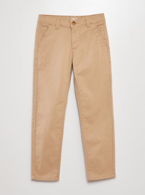 Pantalon chino slim - Kiabi