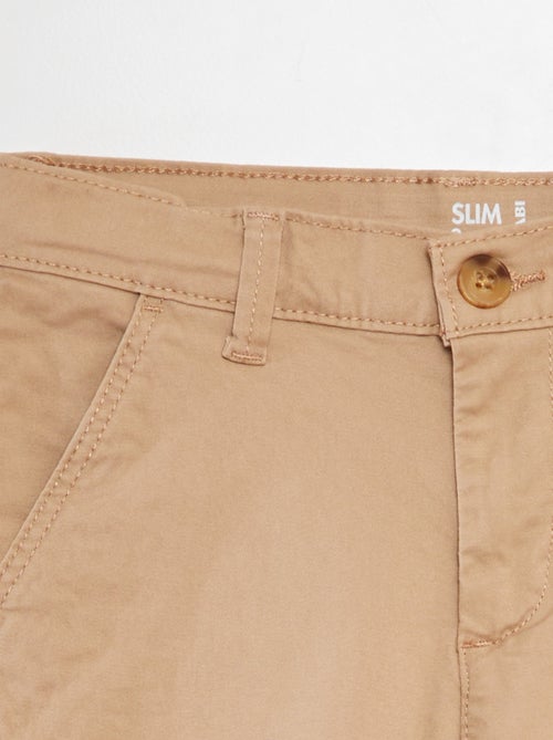 Pantalon chino slim - Kiabi
