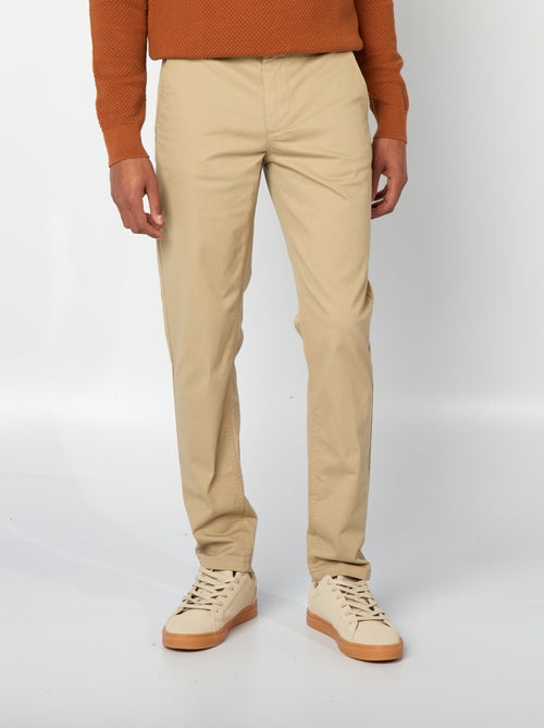 Pantalon chino slim - Kiabi