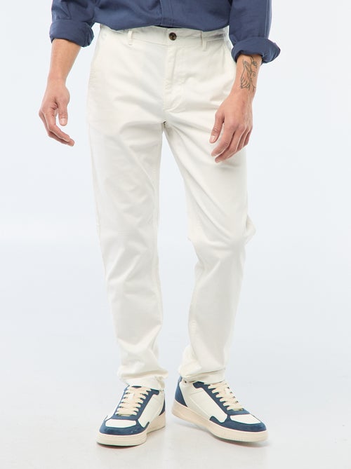 Pantalon chino slim - Kiabi Pantalon chino slim - Kiabi