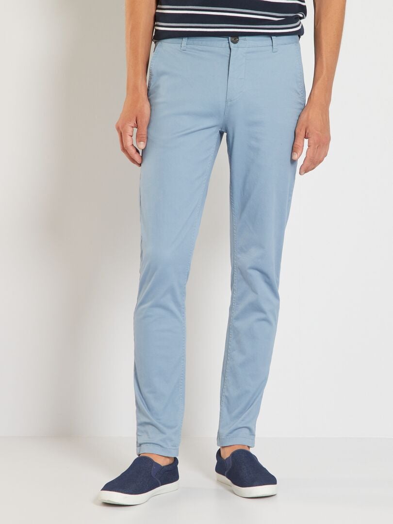 Chino Coupe Slim En Coton Stretch United Colors of Benetton Fille Vêtements Pantalons & Jeans Pantalons Pantalons Slim & Skinny 