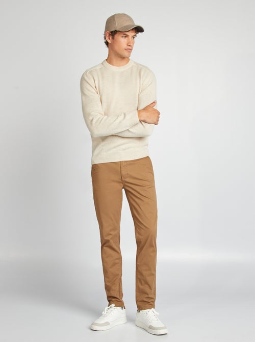 Pantalon chino slim - Kiabi