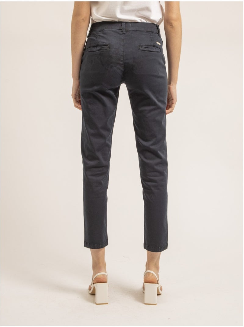 Pantalon chino slim eilyn Bleu marine - Kiabi