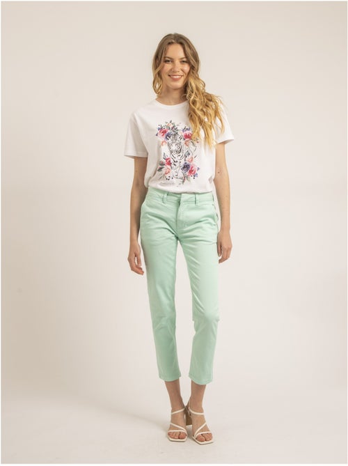 Pantalon chino slim eilyn - Kiabi