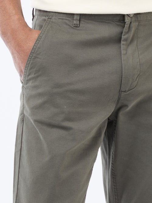 Pantalon chino slim L30 - Kiabi