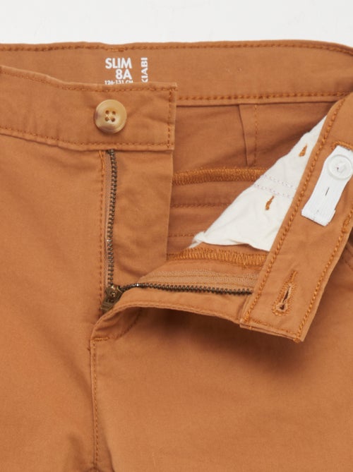 Pantalon chino slim - Kiabi