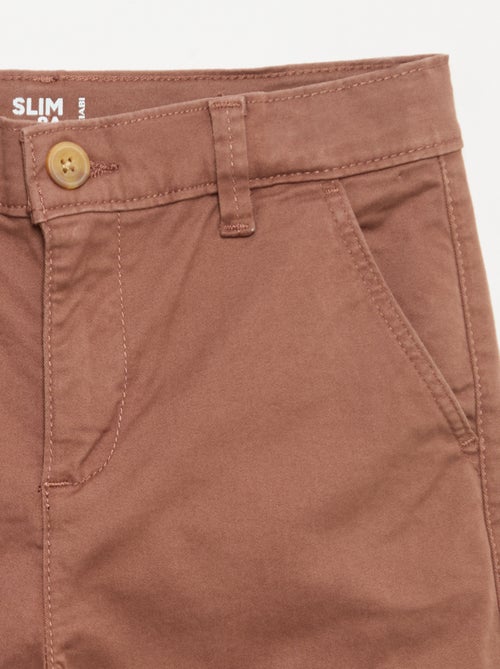 Pantalon chino slim - Kiabi