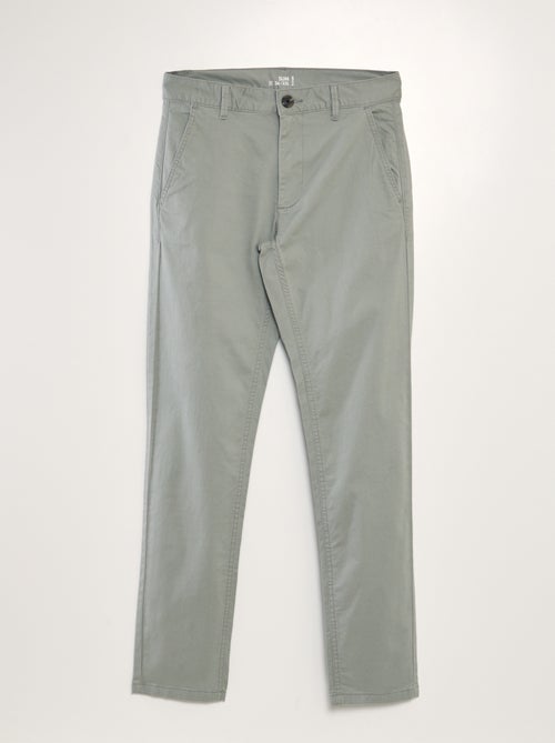 Pantalon chino slim - Kiabi