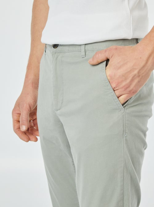 Pantalon chino slim - Kiabi
