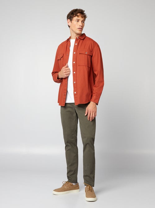 Pantalon chino slim - Kiabi