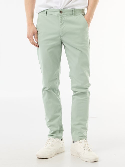 Pantalon chino slim - Kiabi