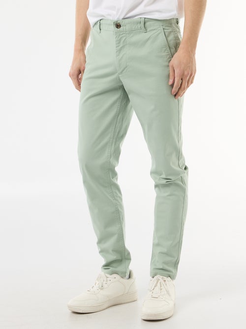 Pantalon chino slim - Kiabi