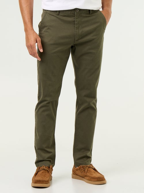 Pantalon chino slim - Kiabi