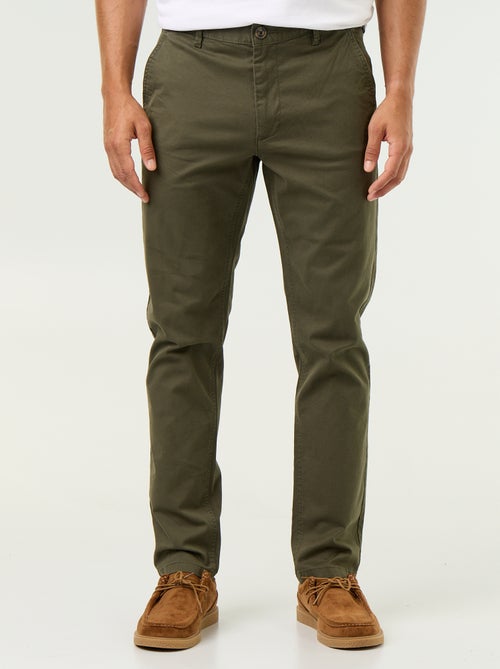 Pantalon chino slim - Kiabi
