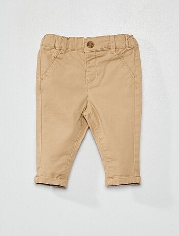 Pantalon chino uni