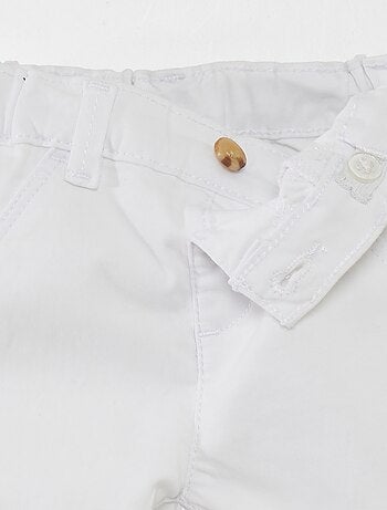 Pantalon chino uni