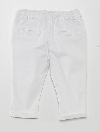 Pantalon chino uni