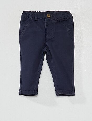 Pantalon chino uni