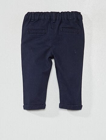 Pantalon chino uni