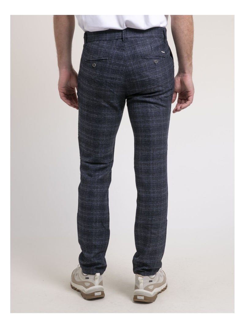 Pantalon chino voleg Bleu marine - Kiabi