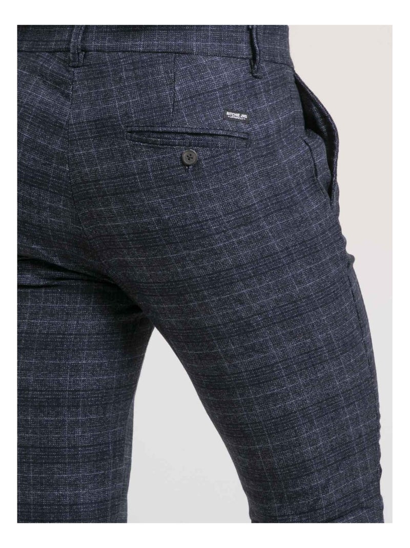 Pantalon chino voleg Bleu marine - Kiabi