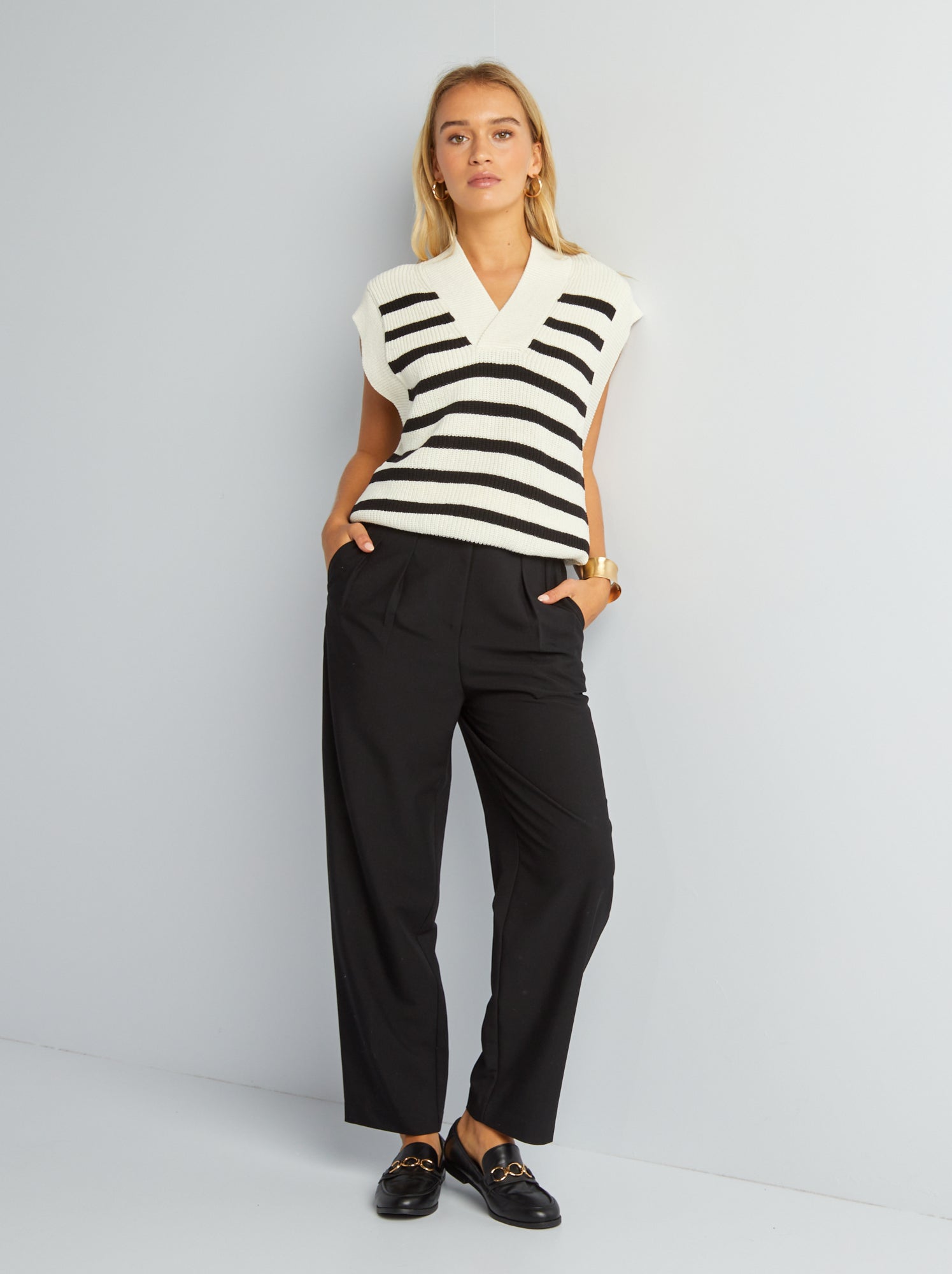 Pantalon a pince femme kiabi sale