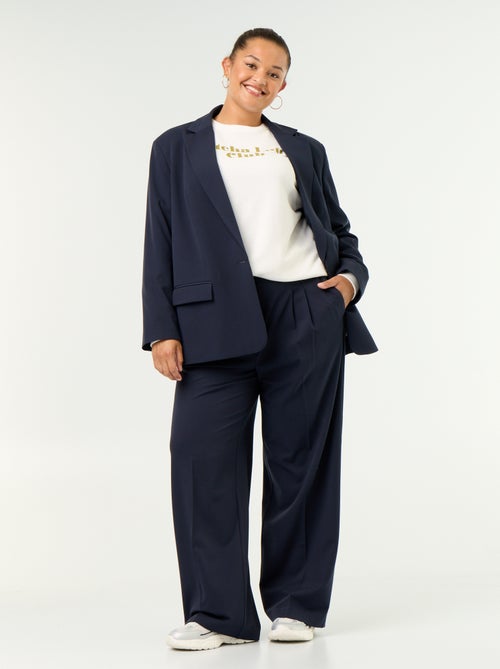 Pantalon cigarette large - Kiabi Pantalon cigarette large - Kiabi