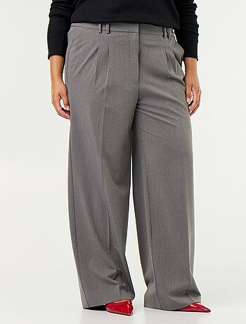 Pantalon cigarette large