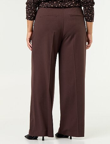 Pantalon cigarette large