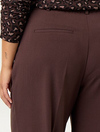 Pantalon cigarette large