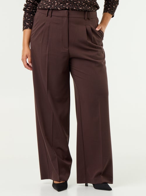 Pantalon cigarette large - Kiabi Pantalon cigarette large - Kiabi